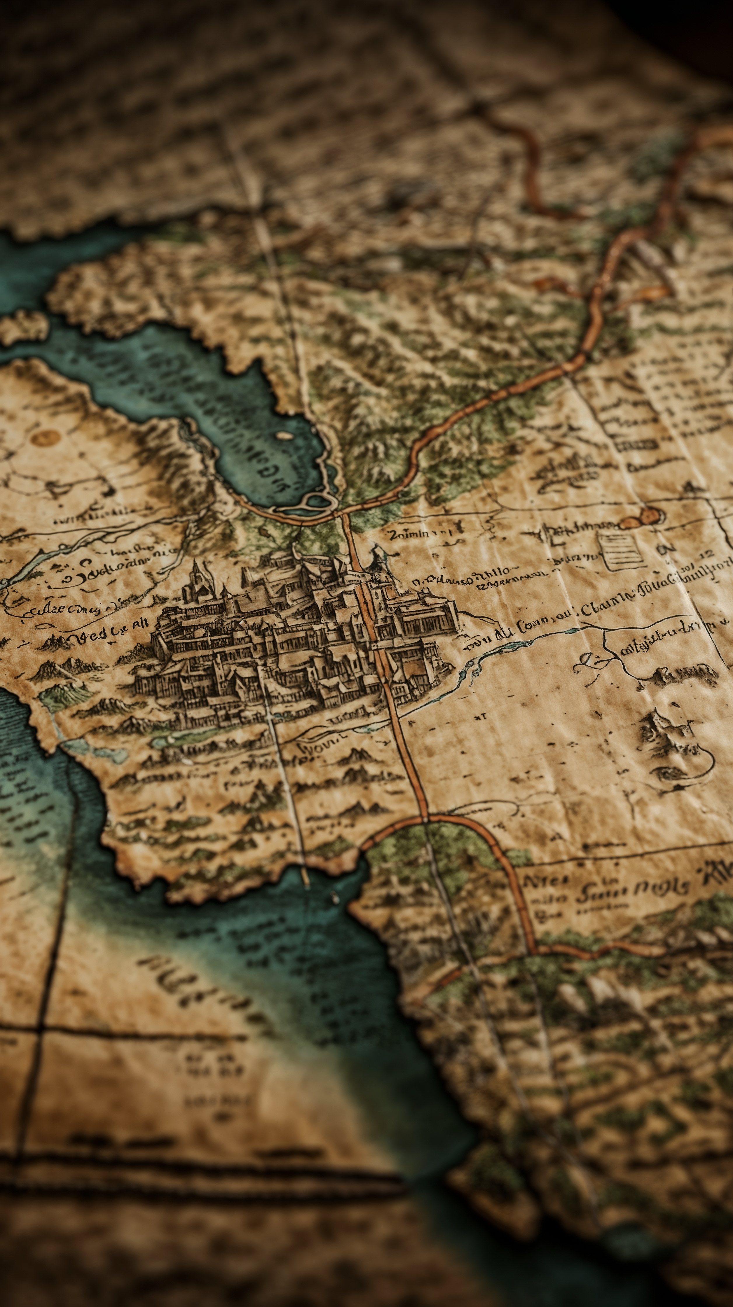 Mapa antiguo · textura editorial
