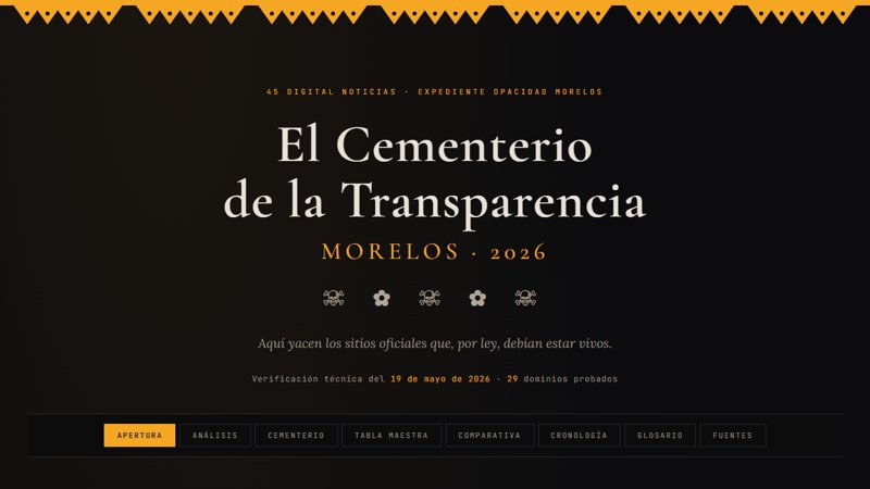 Vista del Cementerio de la Transparencia
